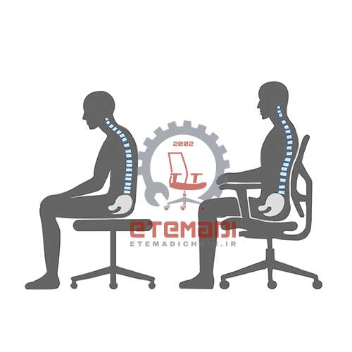 تفاوت صندلی ارگونومیک با صندلی معمولی