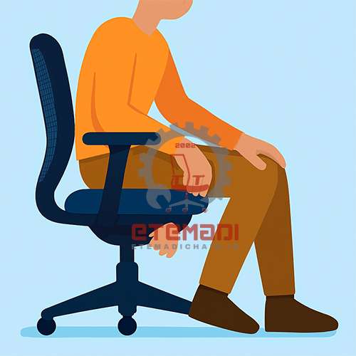 تنظیمات پنهان صندلی اداری